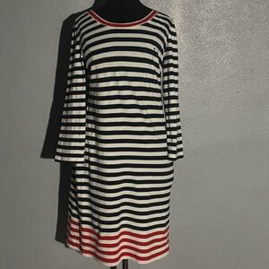Tommy Hilfiger Red White and Blue Casual Summer Dress Womens Size M